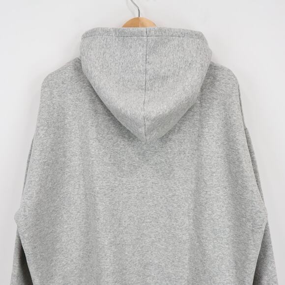 NWT J.Crew New Heritage Fleece Full Zip-Up Hoodie Long Sleeve In Gray Size XXL - Picture 4 of 8